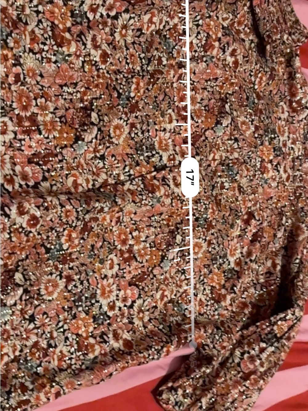 Talbots Floral Peasant Blouse Size Small - Picture 7 of 8